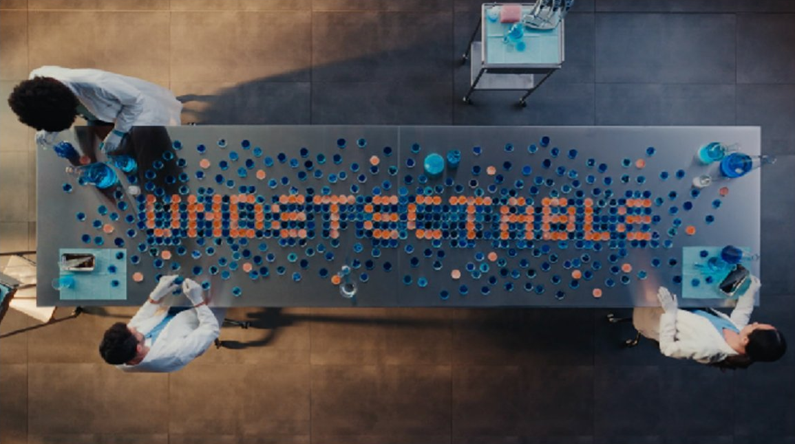 Mayo Clinic TV spot still — Undetectable